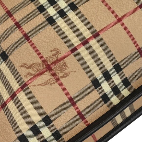 Burberry Beige PVC House Check Tote 2way Handbag - Picture 5 of 11